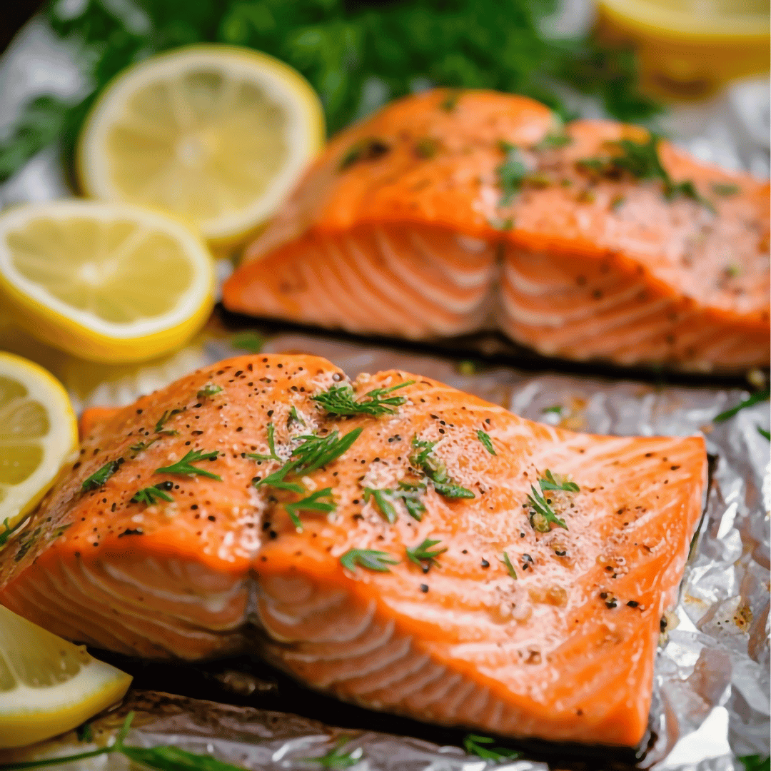 Oven Baked Lemon Dill Salmon